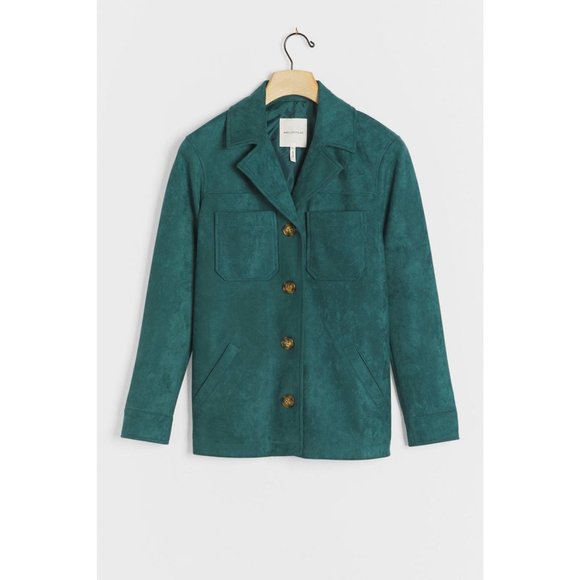 Anthropologie Avec Les Filles Rachael Sueded Shirt Jacket
